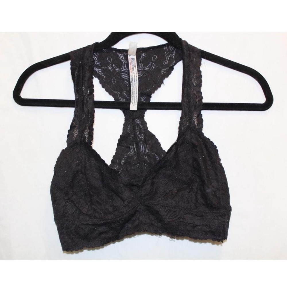 Simple black bralette.